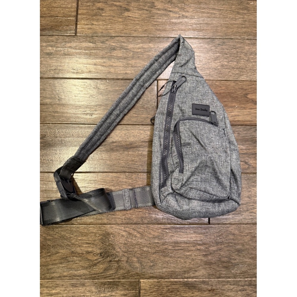 Vera Bradley ReActive Mini Sling Backpack Womens OS Gray Heather 26673-M58 NEW